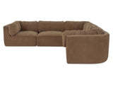 Matina Taupe Classic L Modular Sectional - Ornate Home