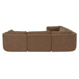 Matina Taupe Classic L Modular Sectional - Ornate Home