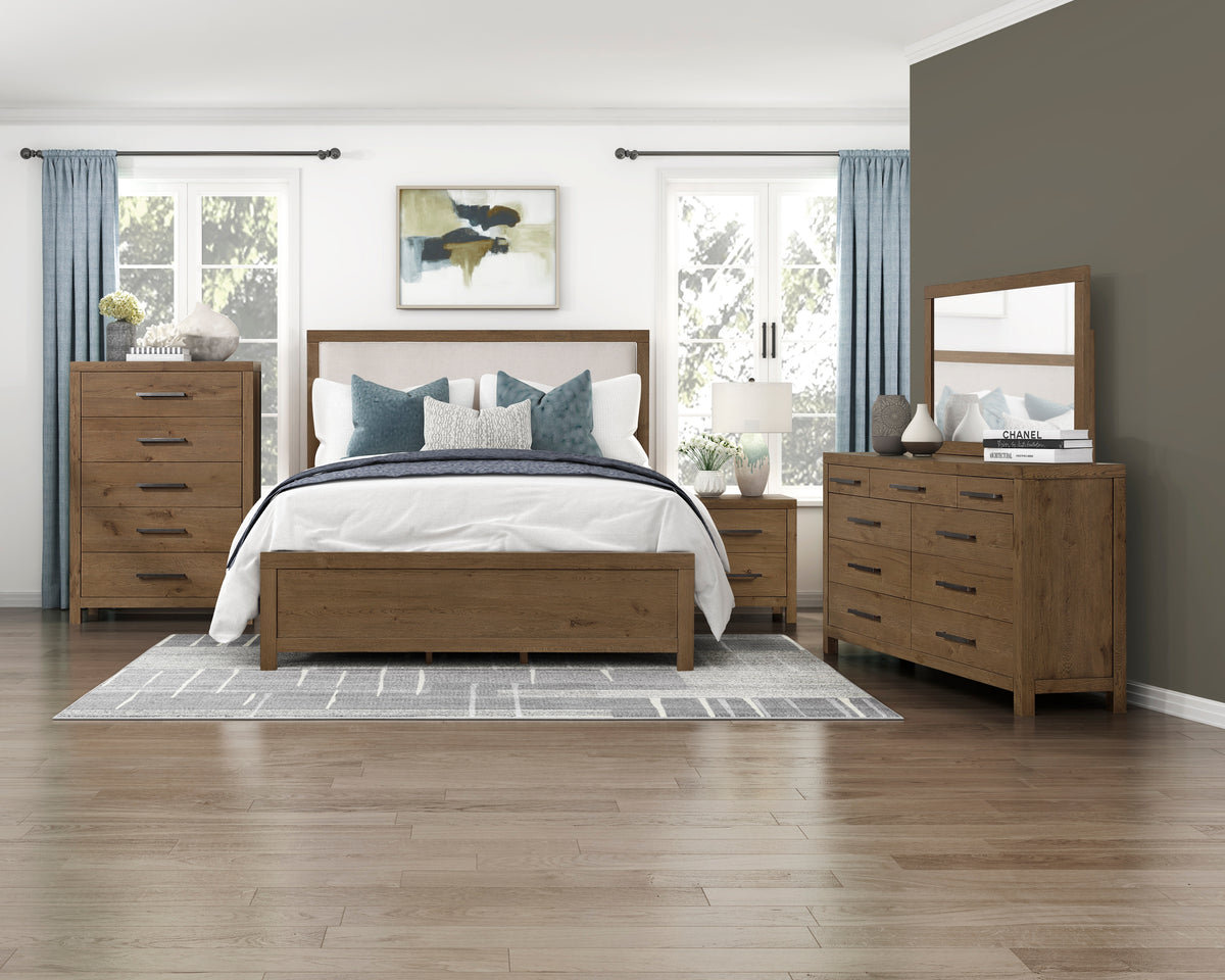 Matisse Brown Eastern King Bed - Ornate Home