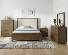 Matisse Brown Eastern King Bed - Ornate Home