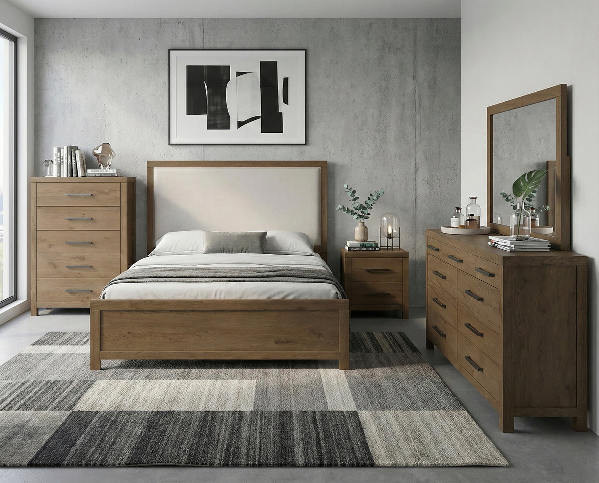 Matisse Brown Eastern King Bed - Ornate Home