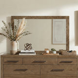 Matisse Brown Mirror - Ornate Home