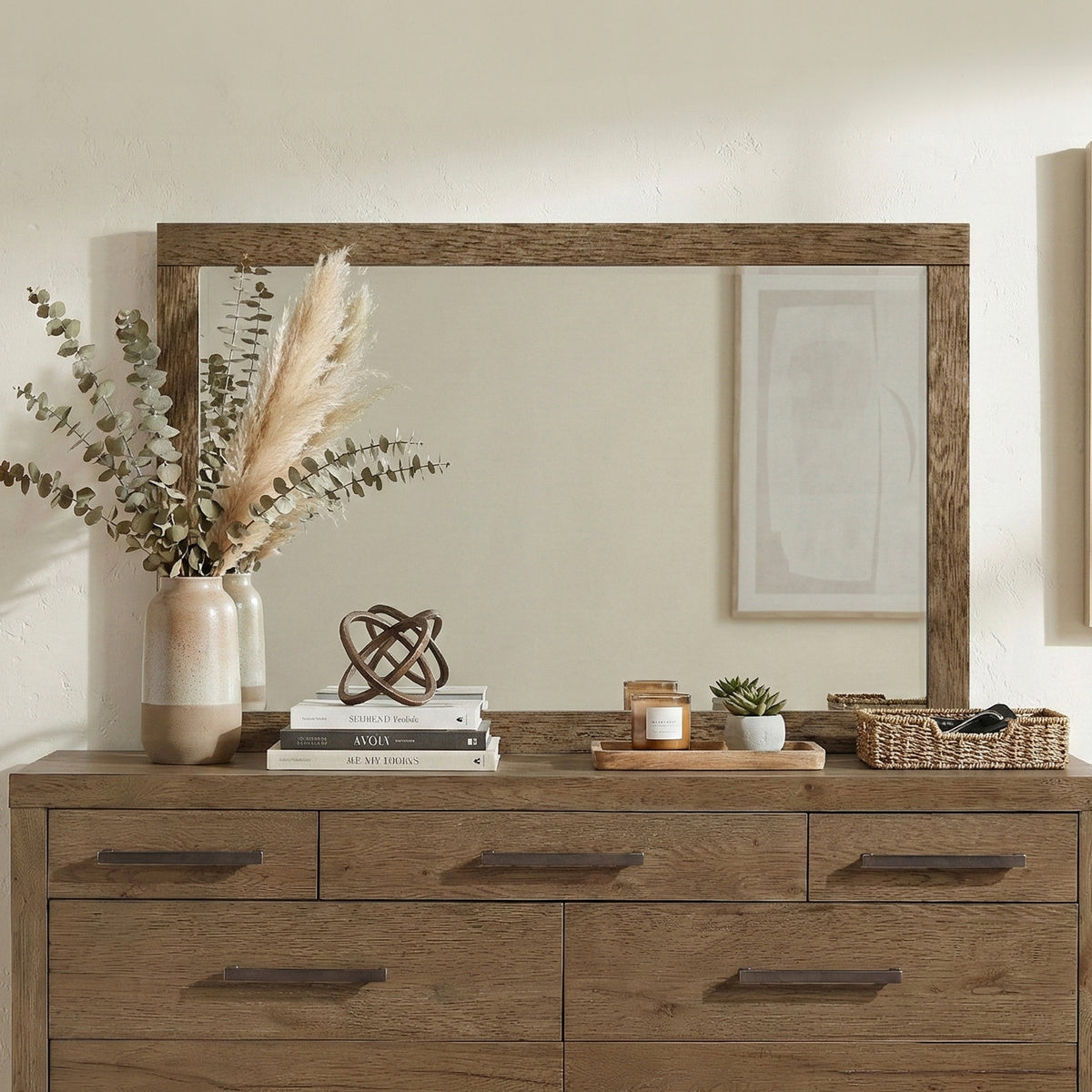 Matisse Brown Mirror - Ornate Home