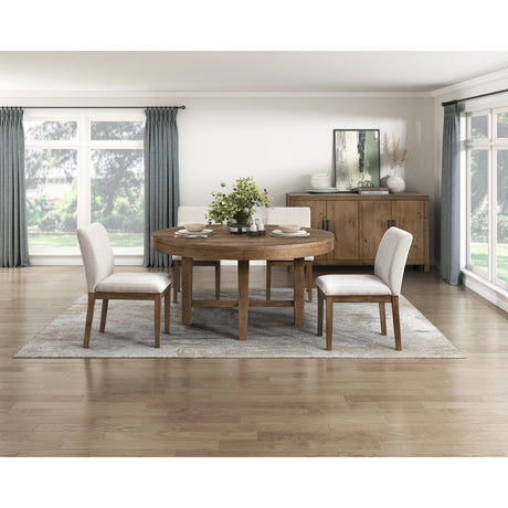 Matisse Brown Round Dining Table - Ornate Home