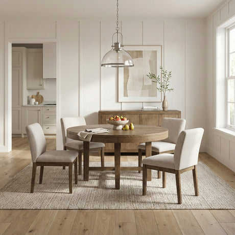 Matisse Brown Round Dining Table - Ornate Home