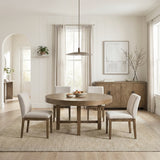 Matisse Brown Round Dining Table - Ornate Home