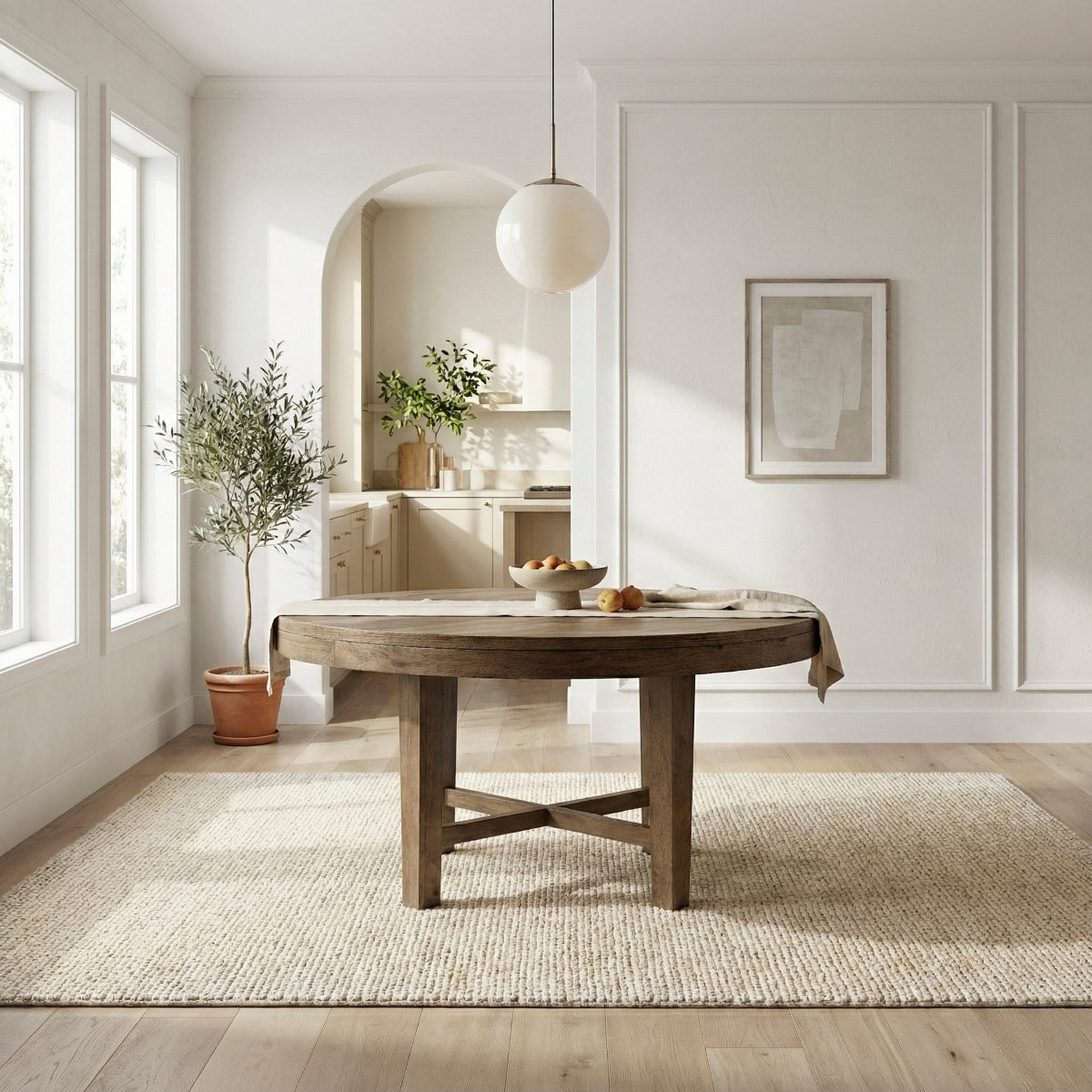 Matisse Brown/Gray 5-Piece Dining Table Set - Ornate Home