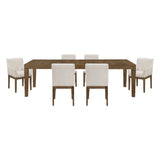 Matisse Tan 7pc Dining Set - Ornate Home