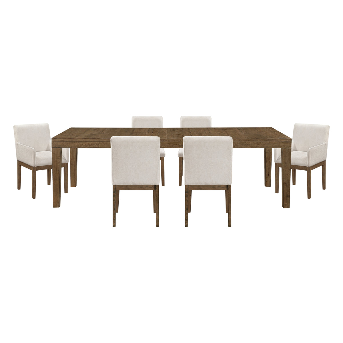Matisse Tan 7pc Dining Set - Ornate Home