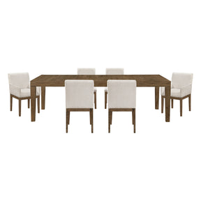 Matisse Tan 7pc Dining Set - Ornate Home