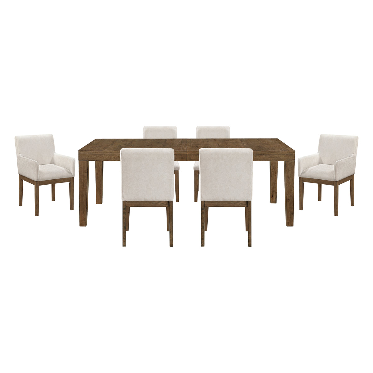 Matisse Tan 7pc Dining Set - Ornate Home