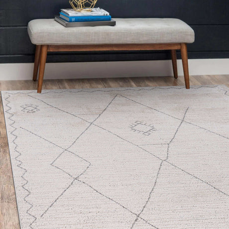 Matisse Woven Non-Slip Indoor Berber Diamond Area Rug - Ornate Home