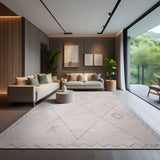 Matisse Woven Non-Slip Indoor Berber Diamond Area Rug - Ornate Home