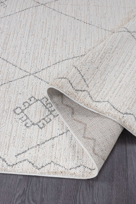 Matisse Woven Non-Slip Indoor Berber Diamond Area Rug - Ornate Home