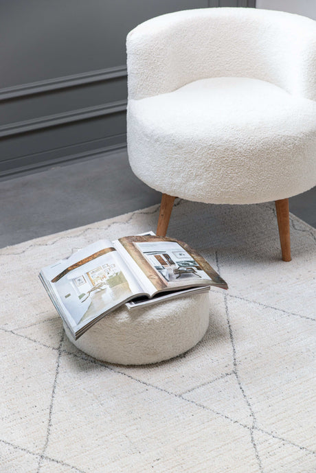 Matisse Woven Non-Slip Indoor Berber Diamond Area Rug - Ornate Home