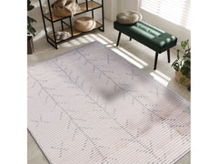 Matisse Woven Non-Slip Indoor Branch Line Area Rug - Ornate Home