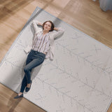 Matisse Woven Non-Slip Indoor Branch Line Area Rug - Ornate Home