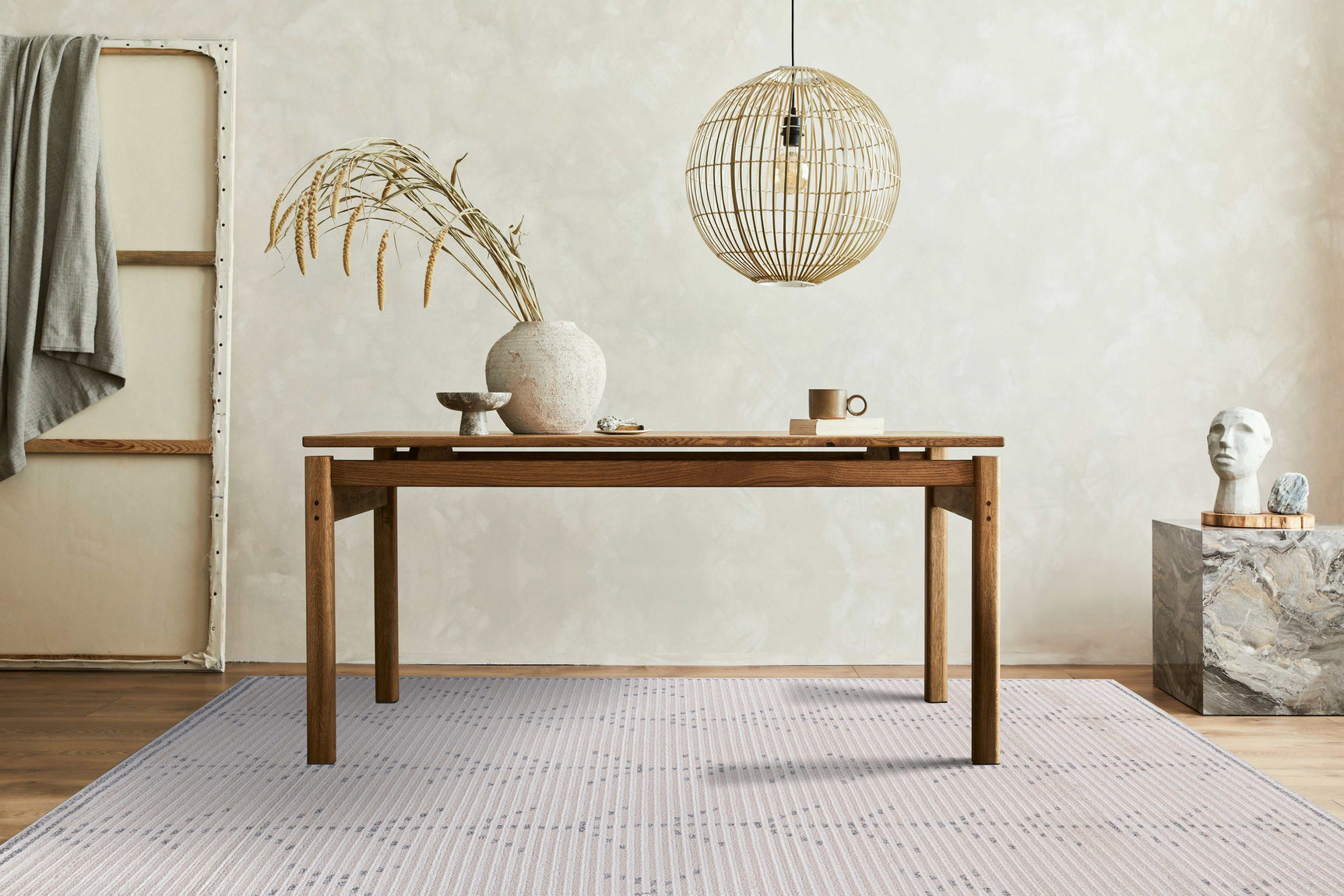 Matisse Woven Non-Slip Indoor Branch Line Area Rug - Ornate Home