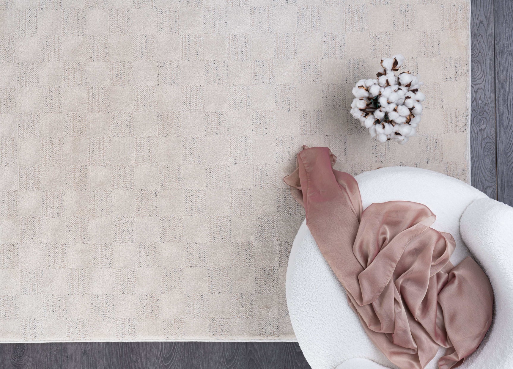 Matisse Woven Non-Slip Indoor Checkered Area Rug - Ornate Home