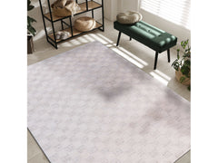 Matisse Woven Non-Slip Indoor Checkered Area Rug - Ornate Home