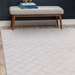 Matisse Woven Non-Slip Indoor Checkered Area Rug - Ornate Home