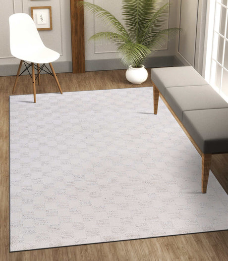 Matisse Woven Non-Slip Indoor Checkered Area Rug - Ornate Home