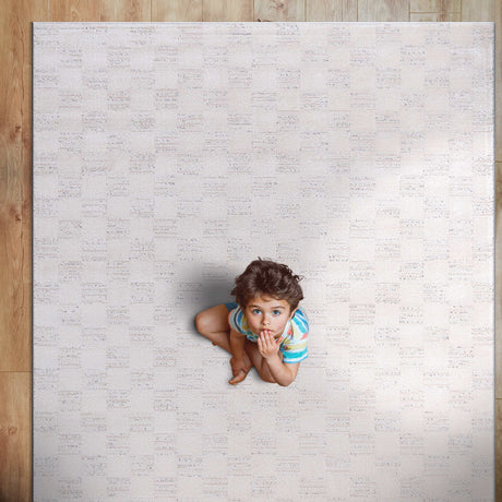 Matisse Woven Non-Slip Indoor Checkered Area Rug - Ornate Home