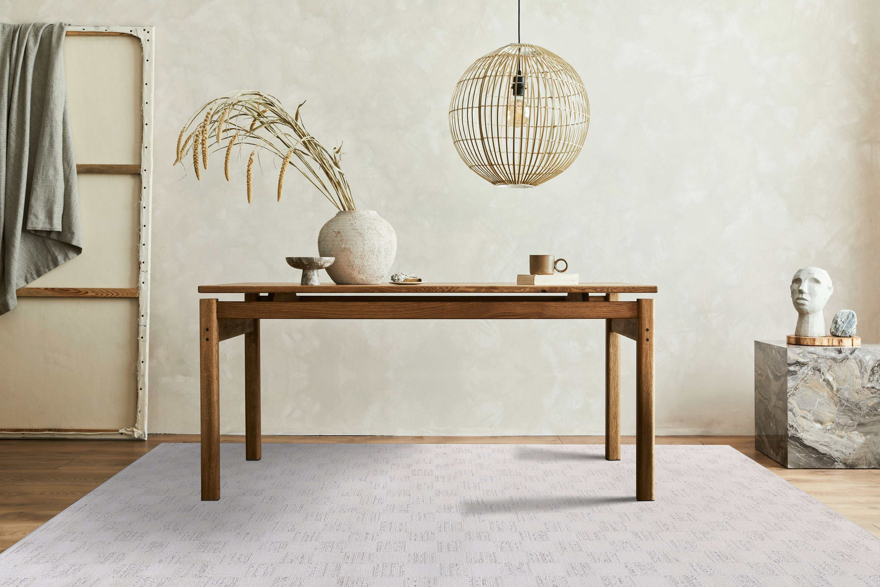 Matisse Woven Non-Slip Indoor Checkered Area Rug - Ornate Home