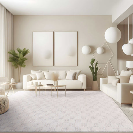 Matisse Woven Non-Slip Indoor Checkered Area Rug - Ornate Home