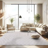 Matisse Woven Non-Slip Indoor Checkered Area Rug - Ornate Home