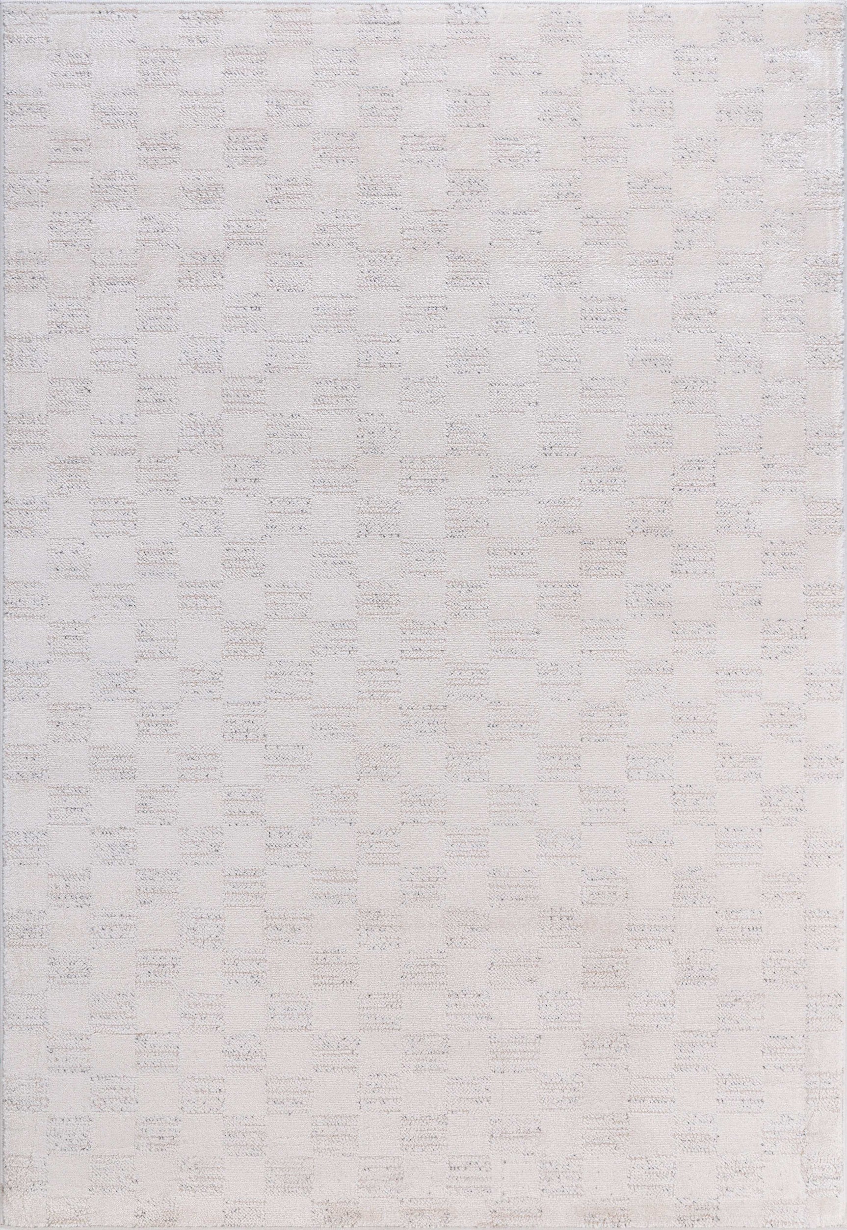 Matisse Woven Non-Slip Indoor Checkered Area Rug - Ornate Home