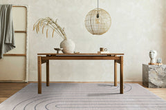 Matisse Woven Non-Slip Indoor Curve Line Area Rug - Ornate Home