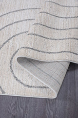 Matisse Woven Non-Slip Indoor Curve Line Area Rug - Ornate Home