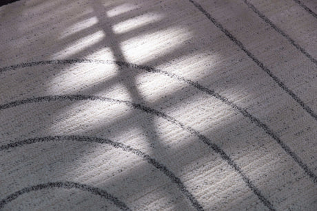 Matisse Woven Non-Slip Indoor Curve Line Area Rug - Ornate Home