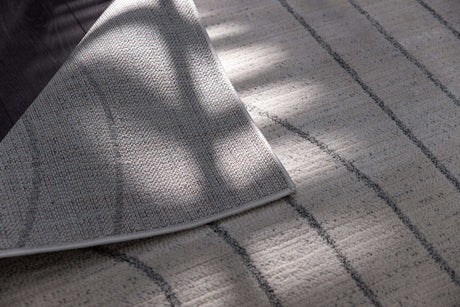 Matisse Woven Non-Slip Indoor Curve Line Area Rug - Ornate Home