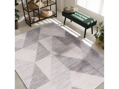Matisse Woven Non-Slip Indoor Geometric Triangle Area Rug - Ornate Home