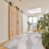 Matisse Woven Non-Slip Indoor Geometric Triangle Area Rug - Ornate Home