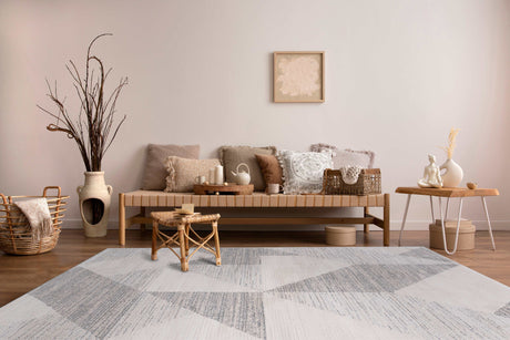 Matisse Woven Non-Slip Indoor Geometric Triangle Area Rug - Ornate Home