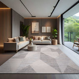 Matisse Woven Non-Slip Indoor Geometric Triangle Area Rug - Ornate Home