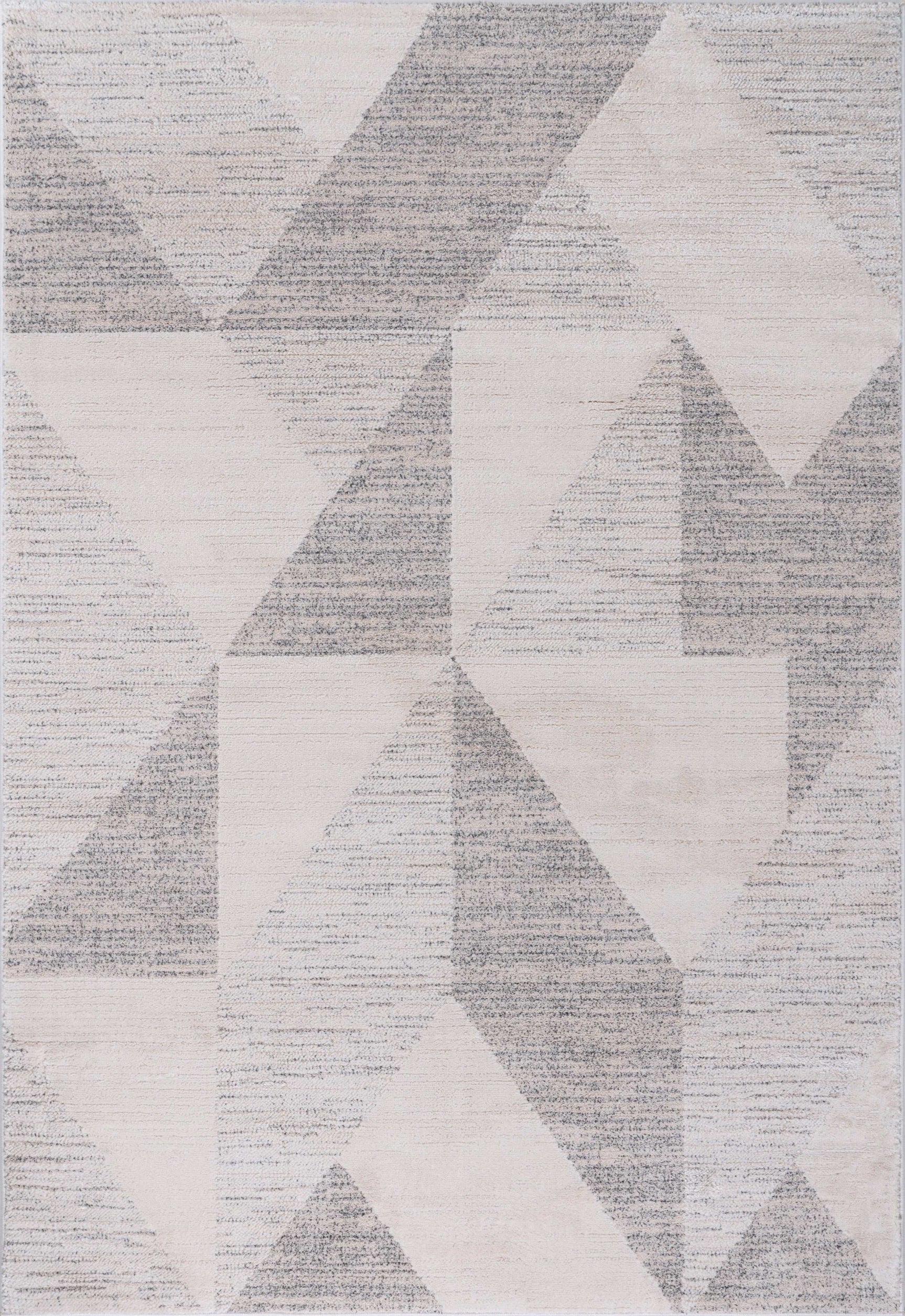 Matisse Woven Non-Slip Indoor Geometric Triangle Area Rug - Ornate Home