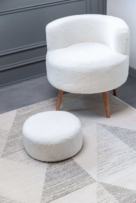 Matisse Woven Non-Slip Indoor Geometric Triangle Area Rug - Ornate Home