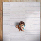 Matisse Woven Non-Slip Indoor Linear Geo Area Rug - Ornate Home