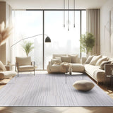 Matisse Woven Non-Slip Indoor Linear Geo Area Rug - Ornate Home