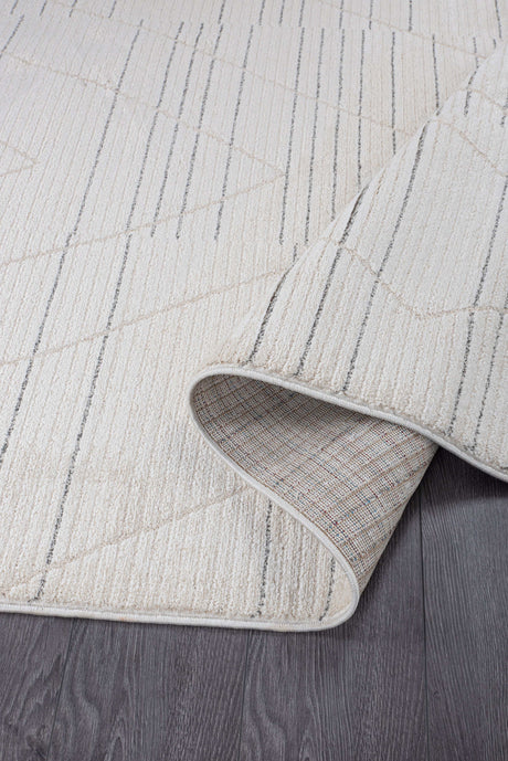 Matisse Woven Non-Slip Indoor Linear Geo Area Rug - Ornate Home