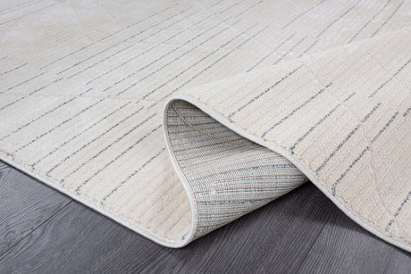 Matisse Woven Non-Slip Indoor Linear Geo Area Rug - Ornate Home