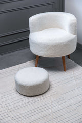 Matisse Woven Non-Slip Indoor Linear Geo Area Rug - Ornate Home