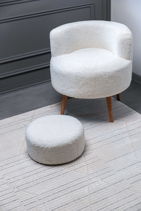 Matisse Woven Non-Slip Indoor Linear Geo Area Rug - Ornate Home