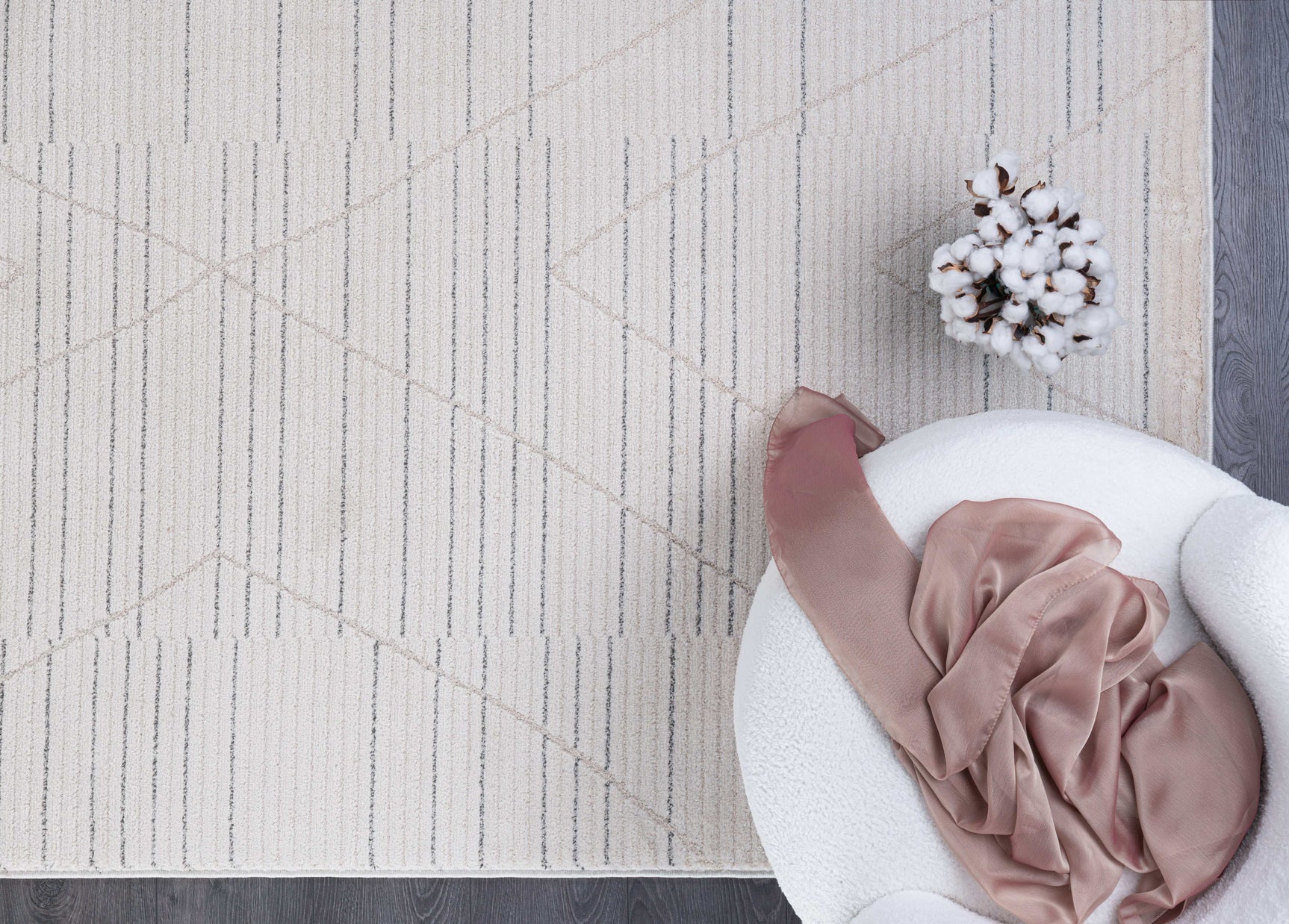 Matisse Woven Non-Slip Indoor Linear Geo Area Rug - Ornate Home