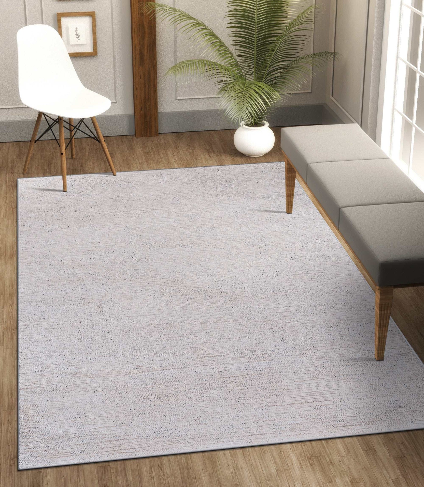 Matisse Woven Non-Slip Indoor Minimal Texture Area Rug - Ornate Home