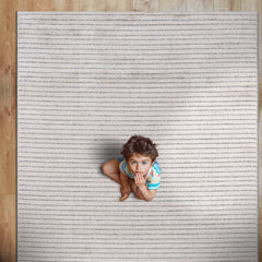 Matisse Woven Non-Slip Indoor Thin Stripe Area Rug - Ornate Home